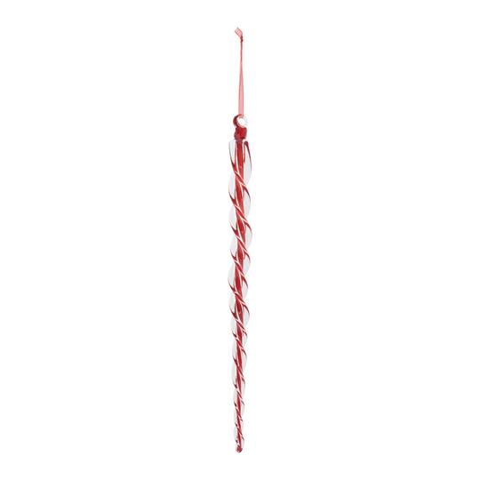 Melrose Icicle Glass Ornaments Set